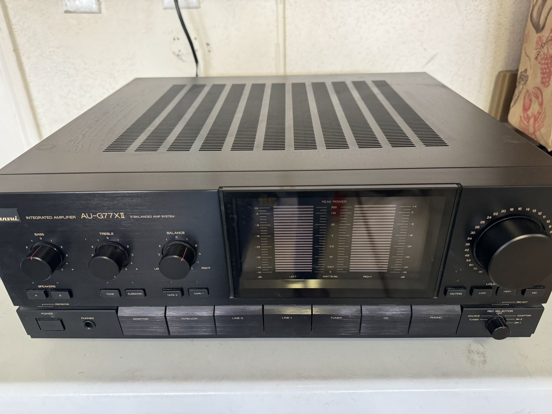 Sansui AU-G77 XII Sansui AU-G77XII Integrated Amplifier Stereo X-Balanced Amp System
