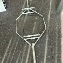 4’ Olympic Trap Hex Deadlift Barbell – Silver – Brand New – $159