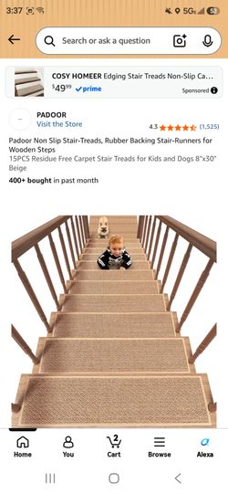 Non-slip stair streads