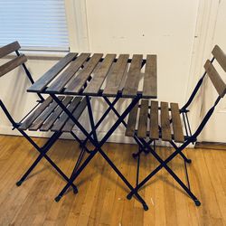 French Bistro Folding Table 