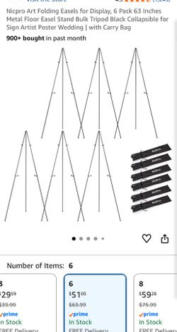 Metal floor easel stand/ bulk /art / party sign