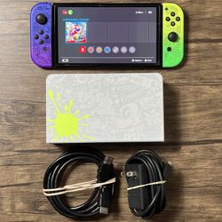 $210 Nintendo Switch OLED Splatoon Edition 