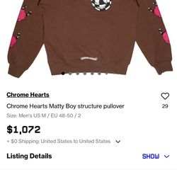 Chrome hearts Matty Boy Structure hoodie