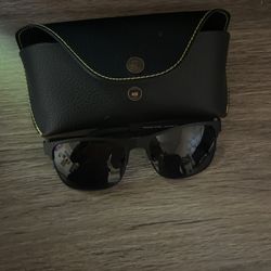 Men's Dockers® Polarized Matte Rubberized Black Sunglasses