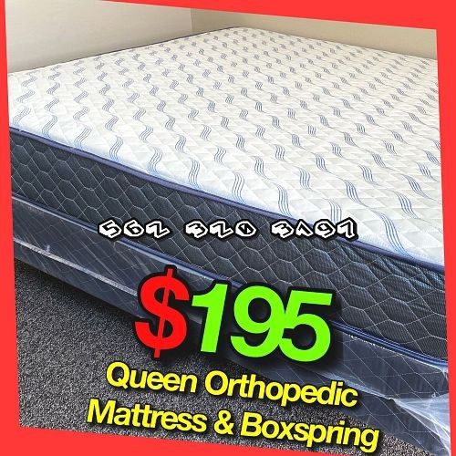 12in Queen Orthopedic Comfort and Boxspring