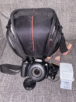 Canon PowerShot Camera + Charger + Case