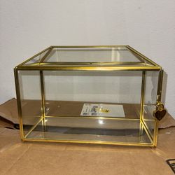 Glass Card Box 