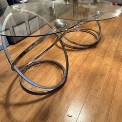 Glass-top Coffee & 2 End Tables