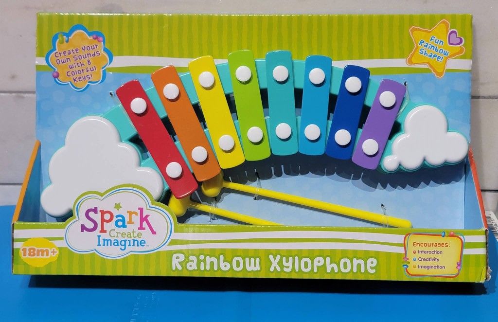 Rainbow Xylophone Musical Toy $6 (One Available)