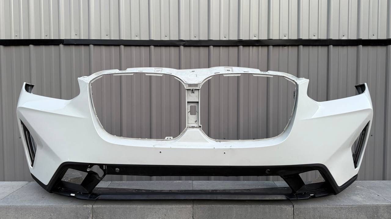 BMW X3 X4 G01 WHITE 2022 2023 FRONT BUMPER OEM + LOWER VALANCE