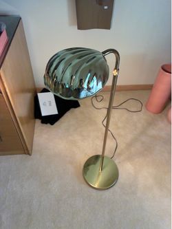 Vintage MCM Seashell floor lamp