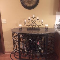 Wine Rack With Marble Top