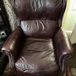 Leather SofA And Chair 