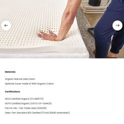 Queen Size Firm Mattress Topper 