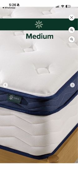 King size mattress, and bed frame