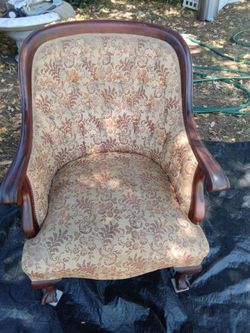 1800's Victorian armchair lounger