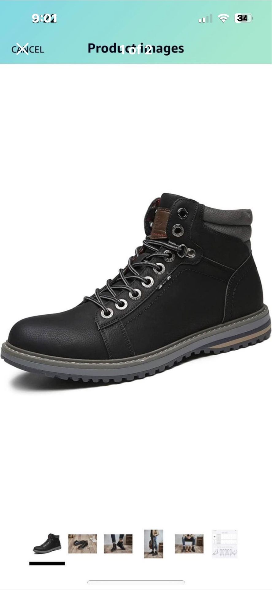 DECARSDZ Men's Outdoor Casual Boots Hiking Shoes B1005