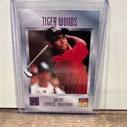 1996 SPORTS ILLUSTRATED FOR KIDS SERIES 2 #536 TIGER WOODS ROOKIE GOLF CARD