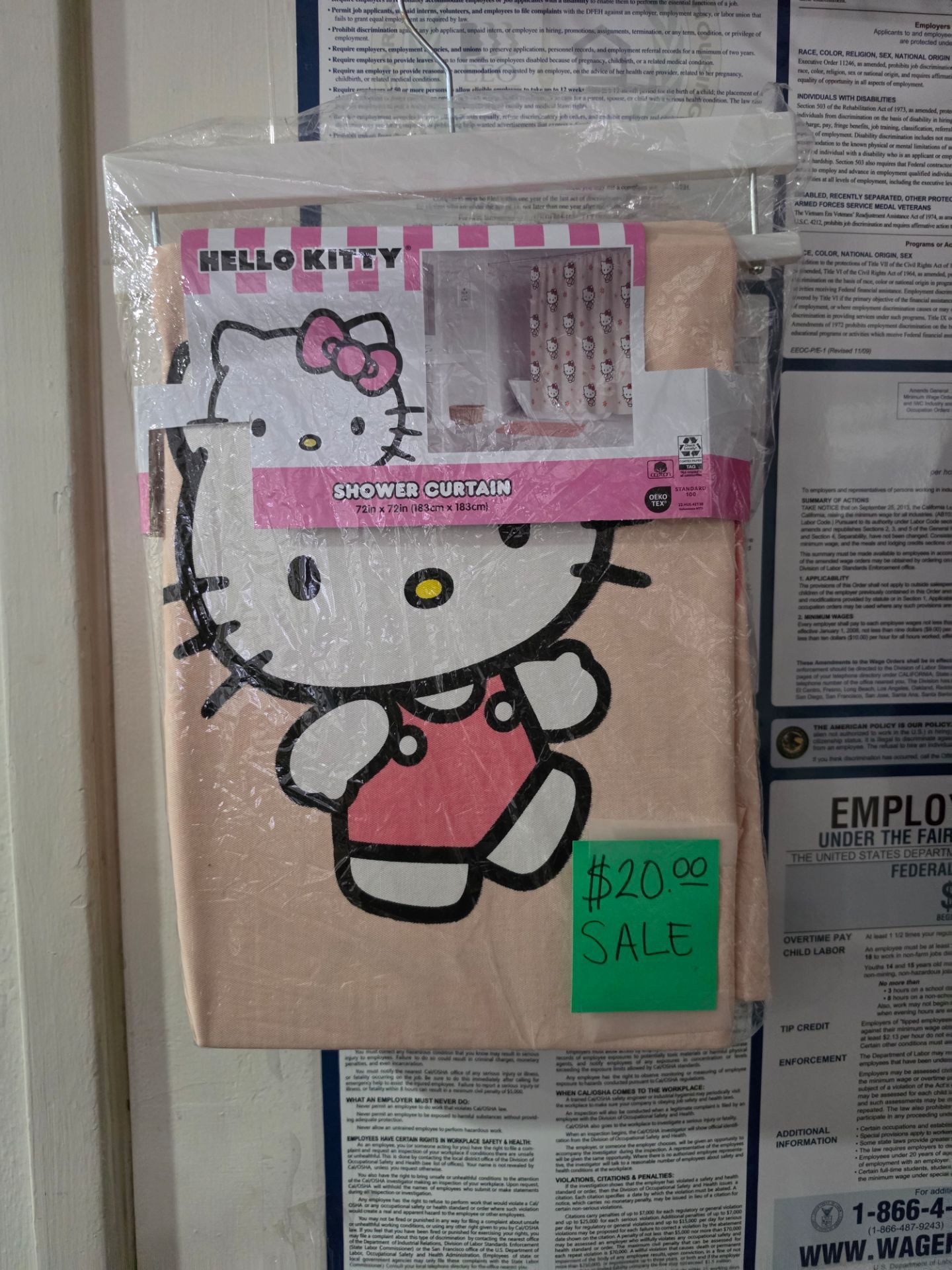 Hello Kitty Bathroom Shower Curtain