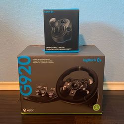 Logitech G920 Racing Wheel & Pedals and Shifter 🔥 XBOX 