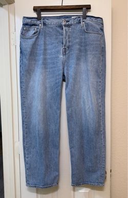 AllSaints Light Blue Baggy Jeans