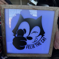 Felix The Cat Sign With Light 