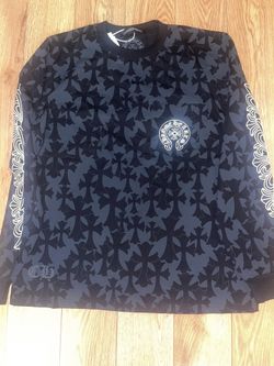 Black Chrome Heart Sweater