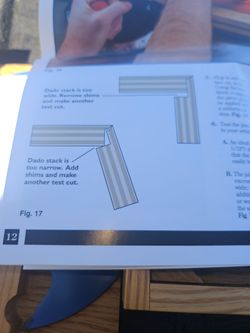 Rockler miter fold dado set