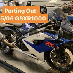 PARTING OUT: Suzuki 2005 2006 GSXR1000 Motor Engine Stator Flywheel CDI ECU ECM Speedometer Power Commander Exhaust Brakes