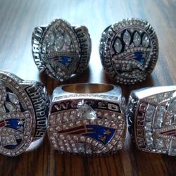 New England Patriots Championship Ring Set