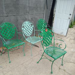 Metal Chairs 4 Available 