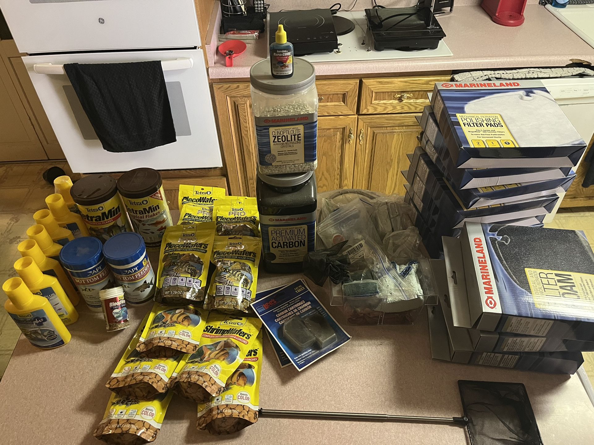 Filtration Supplies/food for Fish