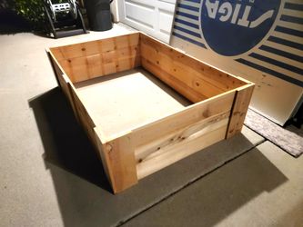 REDUCED! Brand New 3' x 4 1/2' Planter Box w/Extra Matching Wood