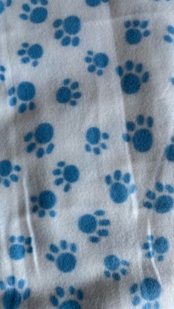 Fleece Fabric Paws Hearts Bones Perfect for Your Fur Baby 48”x60”