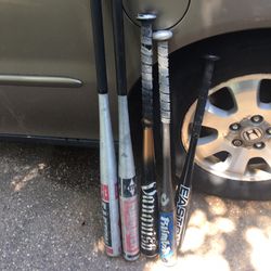 Softball and baseball bats only $10-$20 each