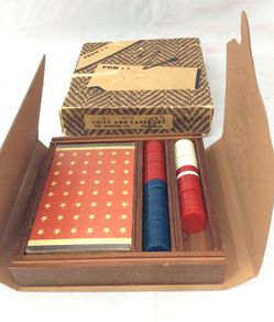Vintage, The Spartan Co. Mini Poker Chip Set and Playing Cards, No. 112