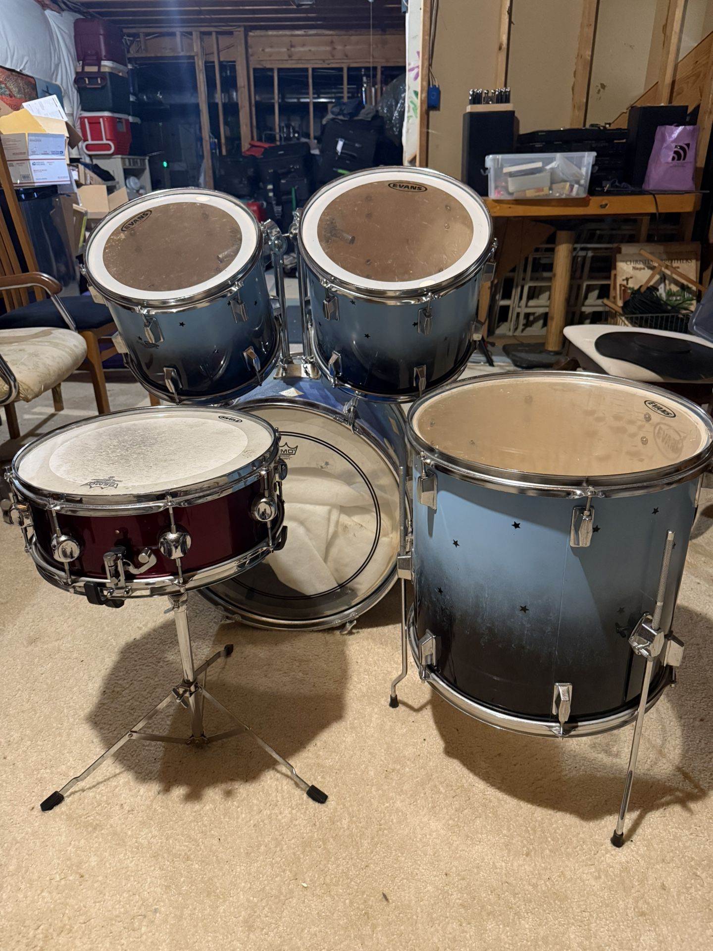 Drum Kit Paramount, Pacific Snare, Practice Pad