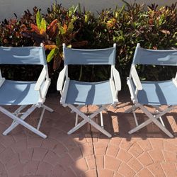 Three Director Chairs