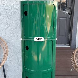 KARTELL Componibili Storage,  green, 3 drawers / H 44 Inches