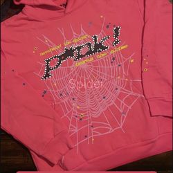 P*nk spider hoodie L only