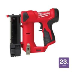 MILWAUKEE M12 12-Volt 23-Gauge Lithium-Ion Cordless Pin Nailer (Tool-Only) (Model: 2540-20)