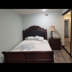 Luxury King Size Bed With Comfortable Mattress $600