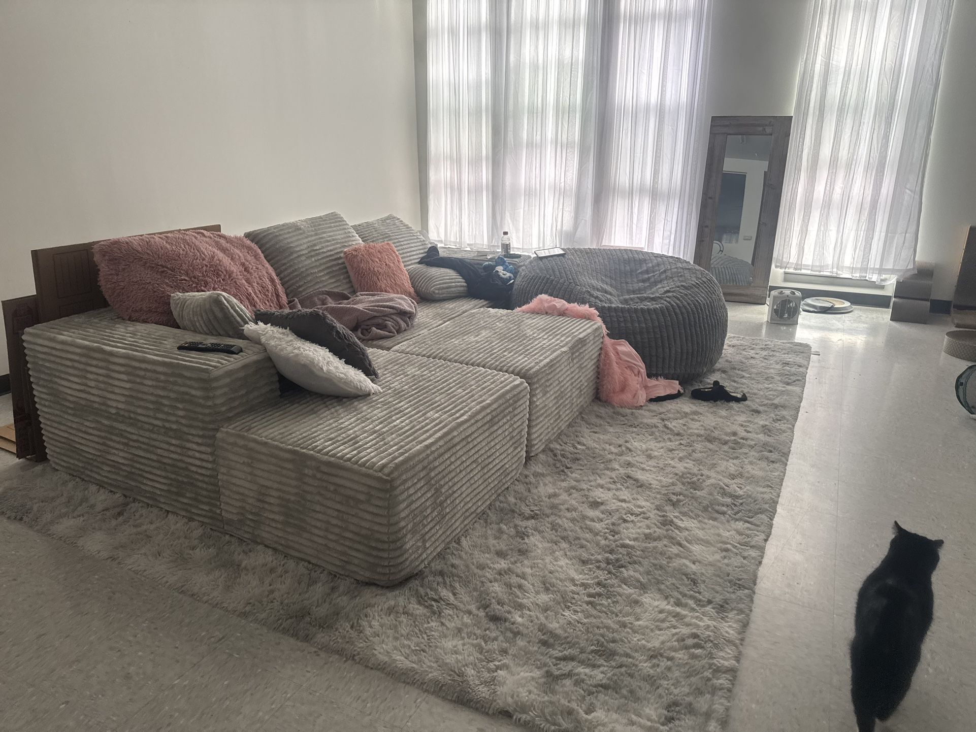 Couch , Carpet , Bean Bag