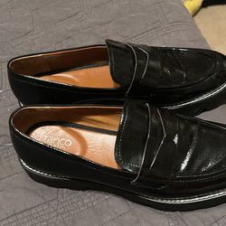 Franco Sarto Patent Leather Loafers Like New 11 
