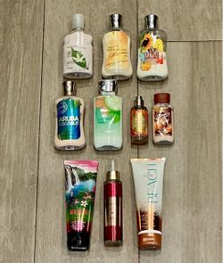 Bath & Body Works Lot of Body Lotions Creams and Mists