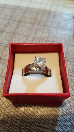 stainless steel promise ring