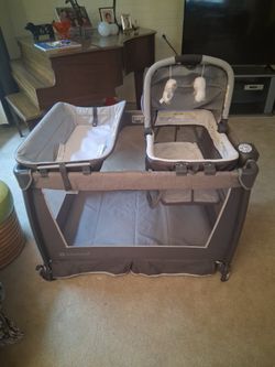 Babytrend Portable Bed Playpen