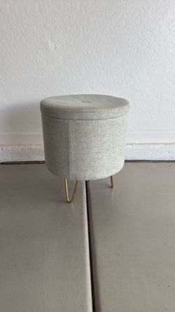 Vanity Seat With Storage