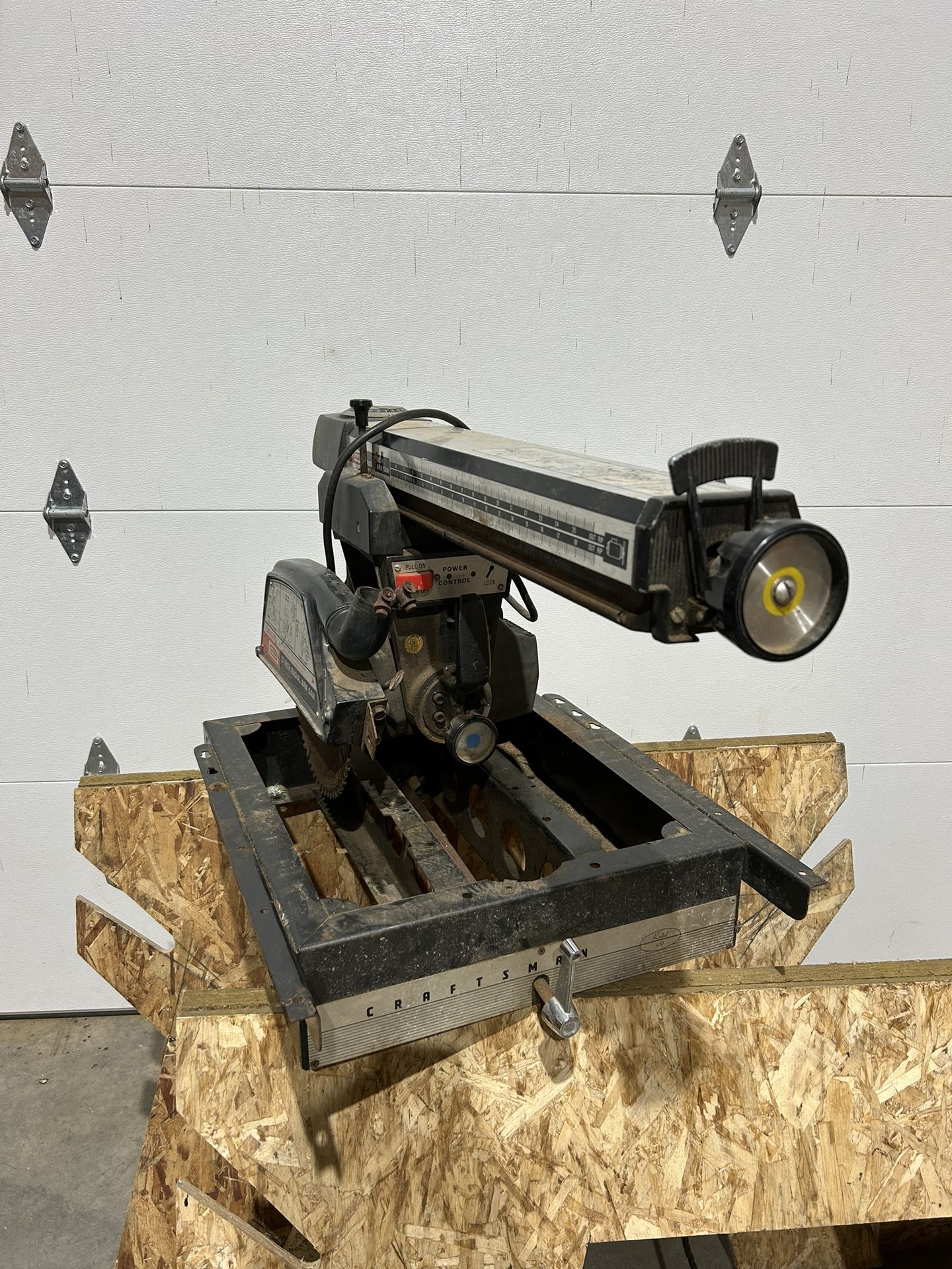 RADIAL ARM SAW CRAFTSMAN 10”