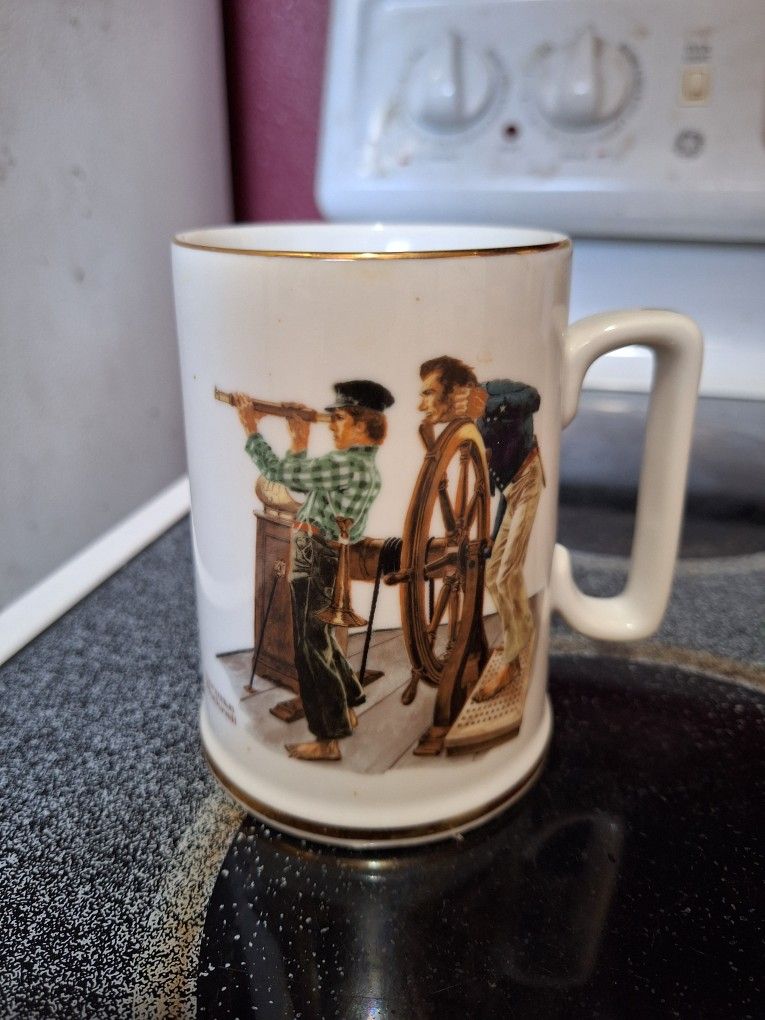 Coffee Cups Norman Rockwell